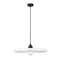 Z-Lite Paloma Pendant, 1-Light, 24 In.W x 6.75 In.H, Matte Black/Gloss Opal 820P24-MB - alternate 5
